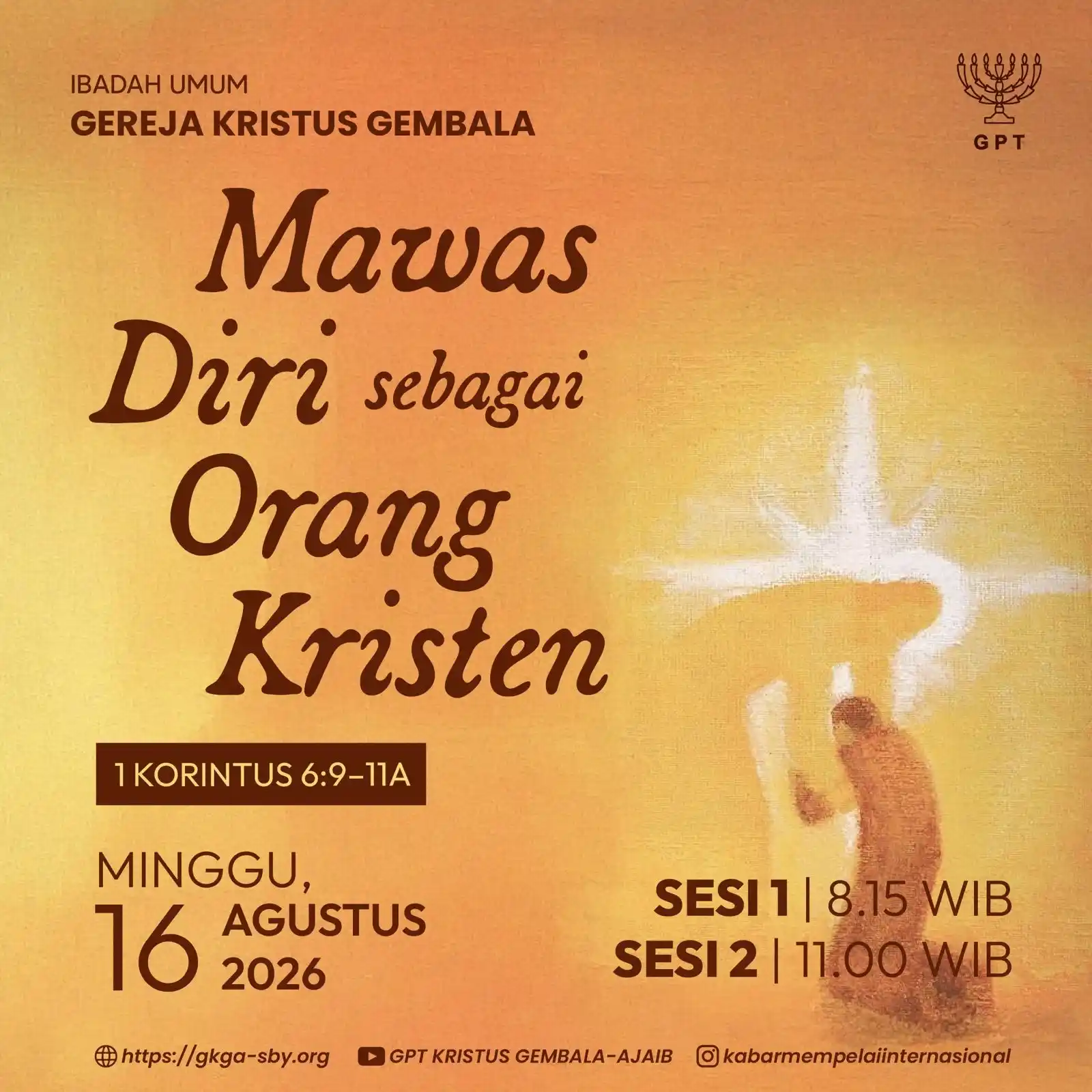 mawas diri sebagai orang Kristen