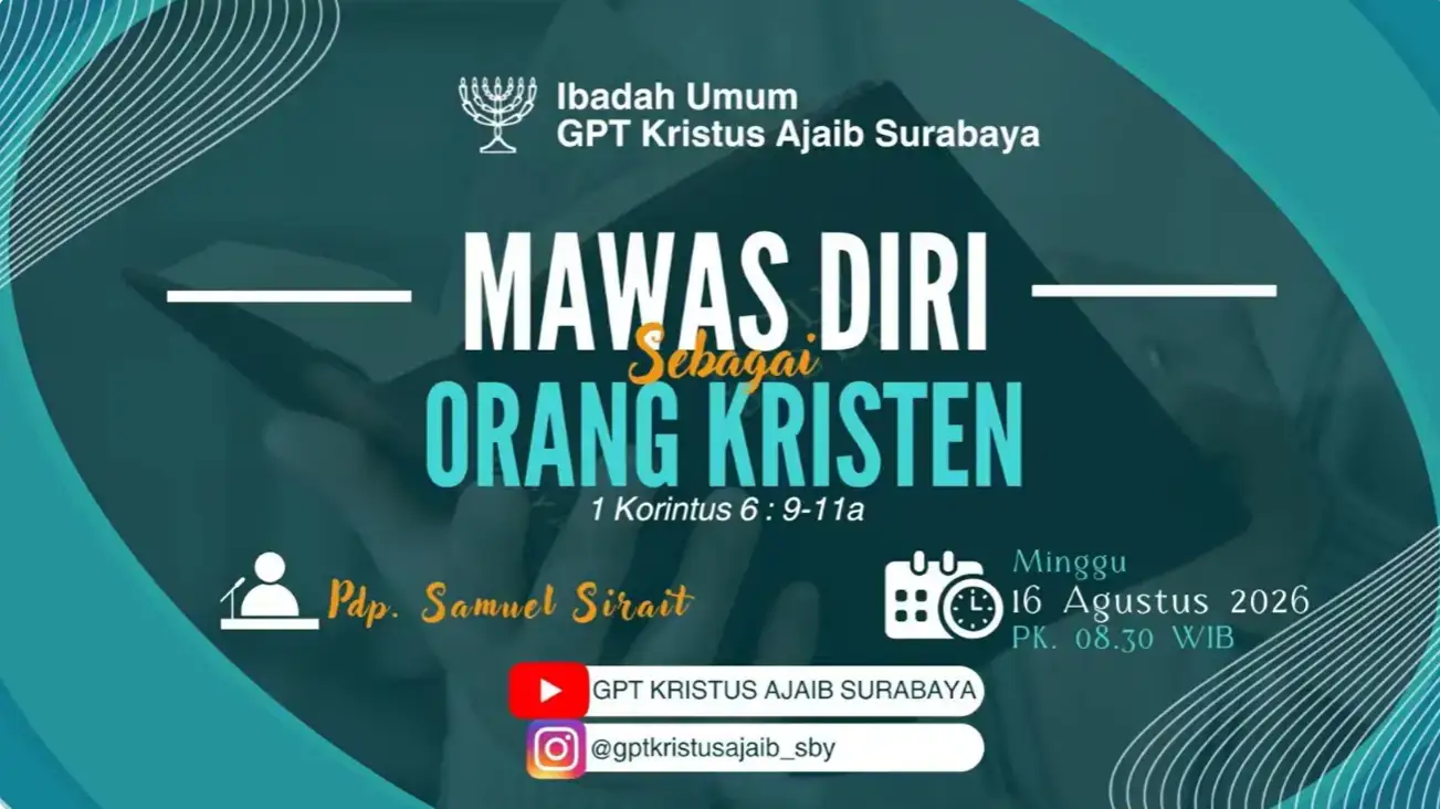 mawas diri sebagai orang kristen